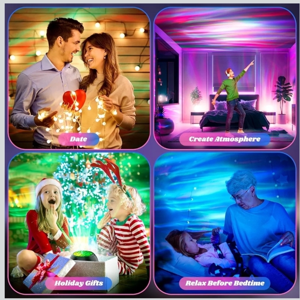 Colorful LED Projector Light with Remote - Picture 6 of 6